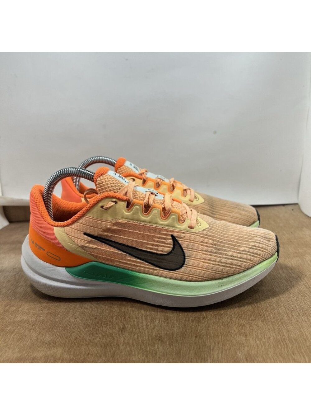 Nike Air Winflo 9 Road Running Shoes Peach Cream DD8686-800 Women's Size 8